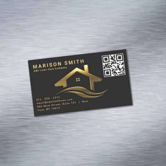 Upscale Real Estate Design Magnetisch Magnetisch Visitekaartje (Voorbeeld)
