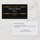 Upscale Realtor-Visitekaartjes Visitekaartje (Voorkant / Achterkant)