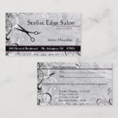 Upscale Salon Appointment Visitekaartje Afsprakenkaartje (Voorkant / Achterkant)