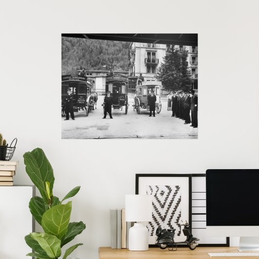 Upscale Taxis: 1954 Poster (Thuiskantoor)