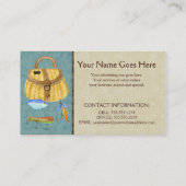 Upscale Vist Chartergids Business Fish Visitekaartje (Achterkant)