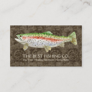 Upscale Vist Chartergids Business Fish Visitekaartje