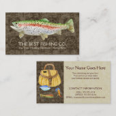 Upscale Vist Chartergids Business Fish Visitekaartje (Voorkant / Achterkant)