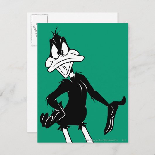 Upset DAFFY DUCK™ Briefkaart (Voorkant / Achterkant)