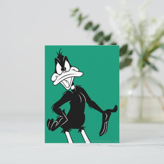 Upset DAFFY DUCK™ Briefkaart (Staand voorkant)