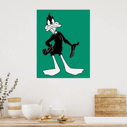 Upset DAFFY DUCK™ Poster (Keuken)