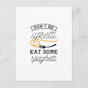 Upsetti Spaghetti Briefkaart