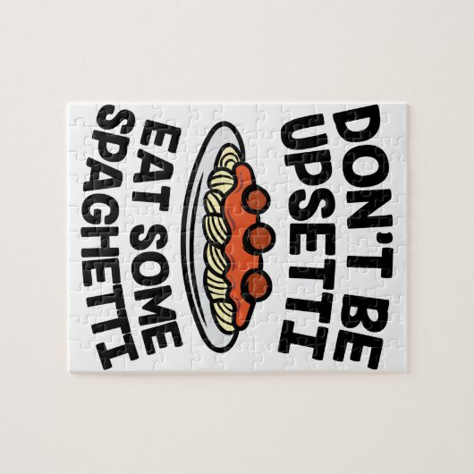 Upsetti Spaghetti Legpuzzel (Horizontaal)