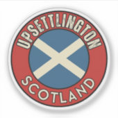 Upsettlington, Scotland Sticker (Voorkant)