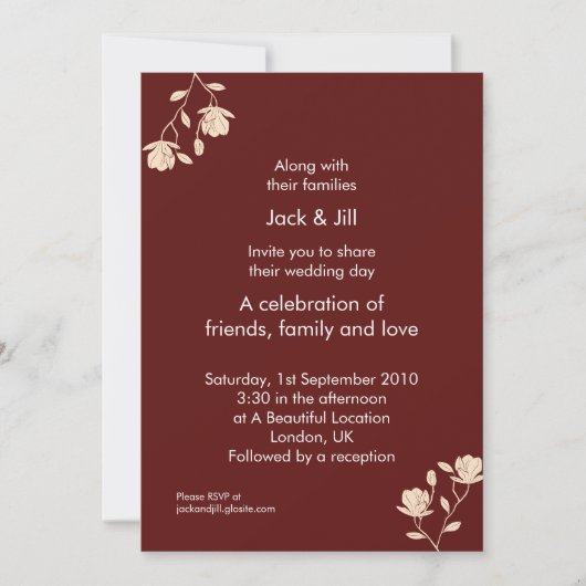 Upsey Dasey (roest) 5x7 Kaart (Voorkant)