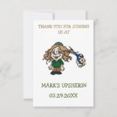 Upsherin Bedankt kaart Wenskaarten Invitation (Voorkant)