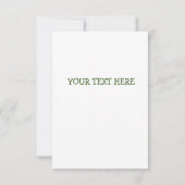 Upsherin Bedankt kaart Wenskaarten Invitation (Achterkant)