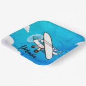 Upsherin-borden van vliegtuigen papieren bordje (Gebogen)