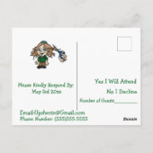 Upsherin Briefkaart Invitation (Achterkant)