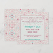 Upsherin First Haircut Jewish Boy 3rd Birthday Kaart (Voorkant / Achterkant)