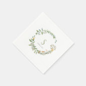 Upsherin Forest Animal Napkins Servet (Hoek)