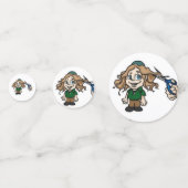 Upsherin Party Supplies Decor Confetti (Achterkanten)