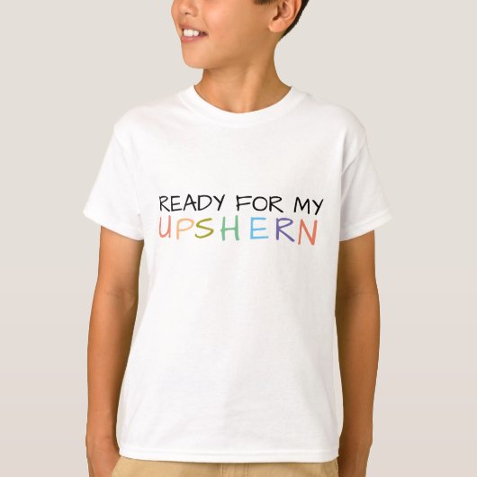 Upshern Upshernish Upsherin Shirt (Voorkant)