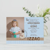 Upshernish of Upshern Uitnodiging (Staand voorkant)