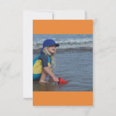 Upshernish Uitnodiging Upshern Upsherin Uitnodigin (Achterkant)