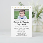 Upshernish Uitnodiging Upshern Upsherin Uitnodigin (Staand voorkant)