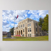 Upshur County Courthouse, Gilmer, Texas Poster (Voorkant)