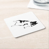 upside-down charme kartonnen onderzetters (Schuin)