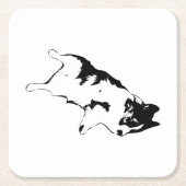 upside-down charme kartonnen onderzetters (Voorkant)