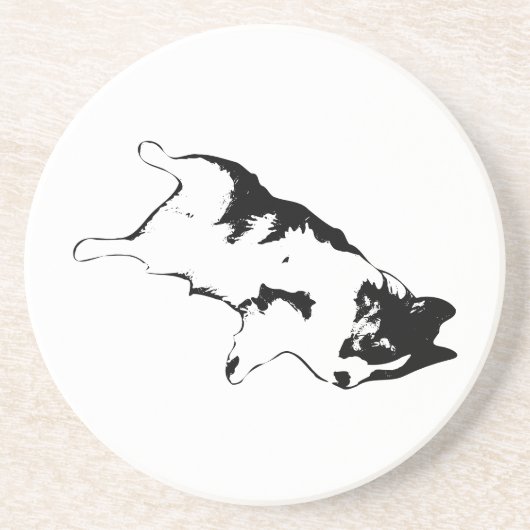 upside-down charme zandsteen onderzetter (Voorkant)