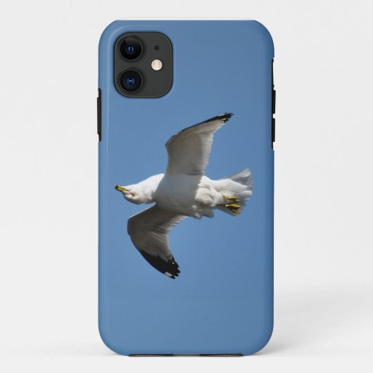 Upside-down Flying Gull Wildlife Collectie Case-Mate iPhone Case (Achterkant)