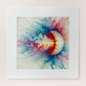 Upside Down Jellyfish 050824AREF123 - Watercolor Legpuzzel (Horizontaal)