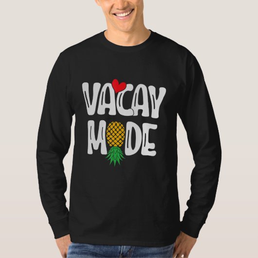 Upside Down Pineapple Sharing Swinger Vacation T-shirt (Voorkant)