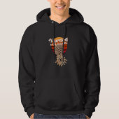 Upside Down Pineapple    Swingers   Polyamory Hoodie (Voorkant)