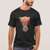 Upside Down Pineapple Swingers Polyamory T-shirt (Voorkant)