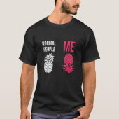 Upside Down Pineapple To Vanilla Swinger Joke T-shirt (Voorkant)
