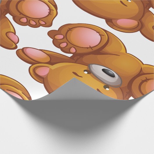 Upside Down Teddy Bear Cadeaupapier (Hoek)