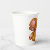 Upside Down Teddy Bear Papieren Bekers (Rechts)