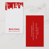 Upside Downtown Visitekaartje (Voorkant / Achterkant)