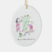 upsidedown_christmas keramisch ornament (Rechts)