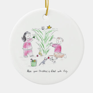 upsidedown_christmas keramisch ornament