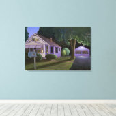 Upstairs Downstairs 2006 Canvas Afdruk (Insitu (Houten vloer))