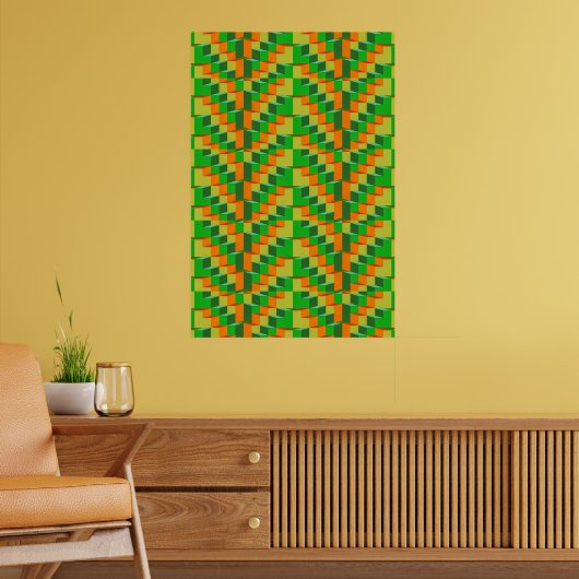 UPSTAIRS DOWNSTAIRS POSTER (Woonkamer 2)