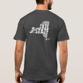 Upstate Clothing Company Mannen NY back Typo Shirt (Achterkant)