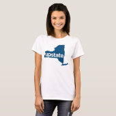 upstate. Flow New York Map T-shirt (Voorkant volledig)