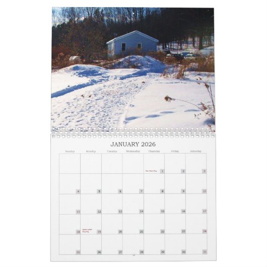 UPSTATE NEW YORK-kalender Kalender (Jan 2026)