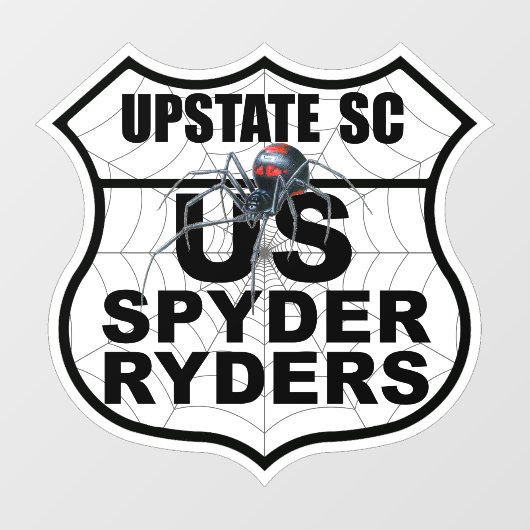 Upstate SC-hoofdstuk - Decal-hoofdstuklogo Raamsticker (Vel)