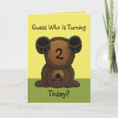 Upsy Daisy Turning * Gepersonaliseerde Verjaardag  Kaart (Voorkant)