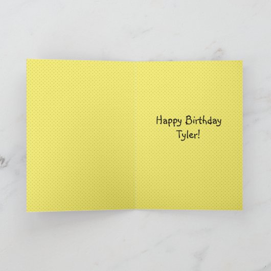 Upsy Daisy Turning * Gepersonaliseerde Verjaardag Kaart (Binnen)