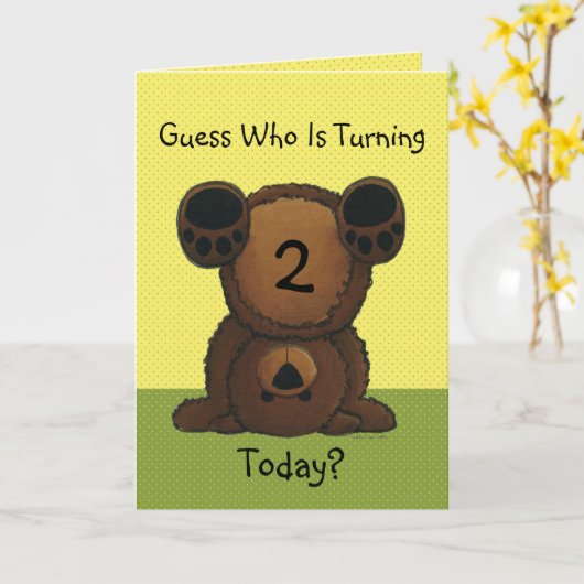 Upsy Daisy Turning * Gepersonaliseerde Verjaardag  Kaart (Gele Bloem)