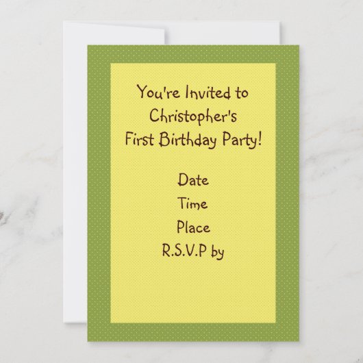 Upsy Daisy Uitnodiging (Achterkant)